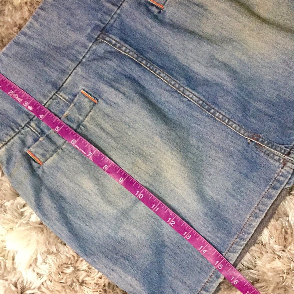 Jean Mini Skirt - Picture 7 of 8